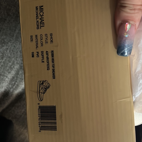 Michael Kors …army print ..high top sneakers… woman’s size 10 - Picture 6 of 6